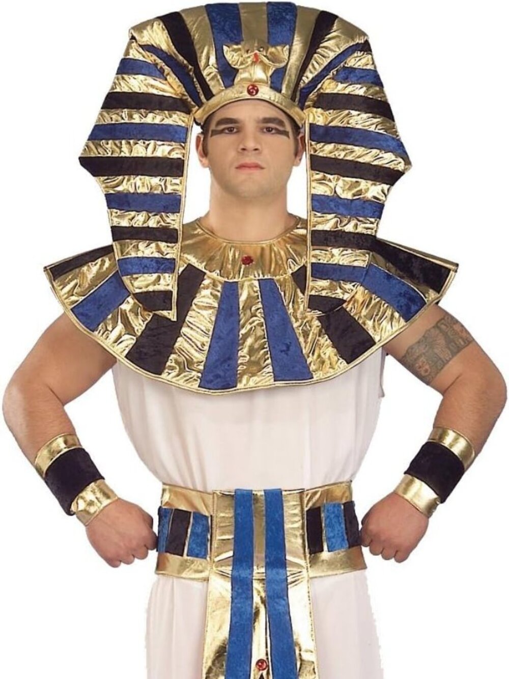 NWT Forum Novelties Super Tut Egyptian Pharaoh Costume Adult Standard Size
